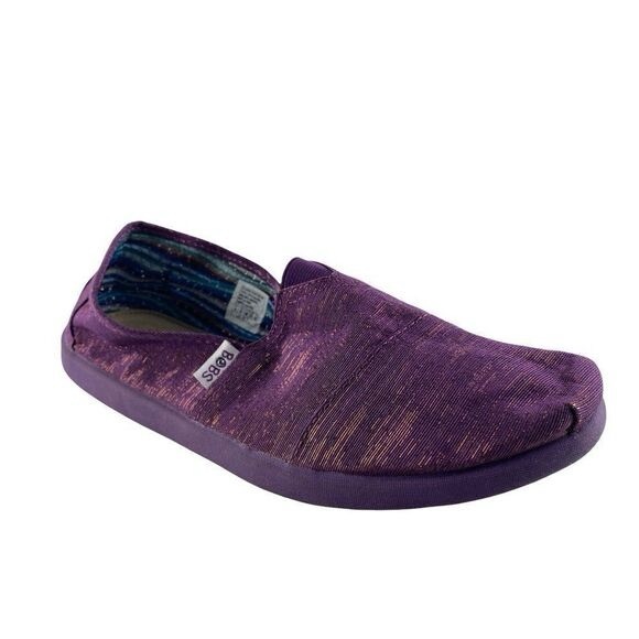 BOBS from Skechers Other - BOBS BY Skechers Womens Purple Shimmery Sparkling Lightweight Flats US Youth 6